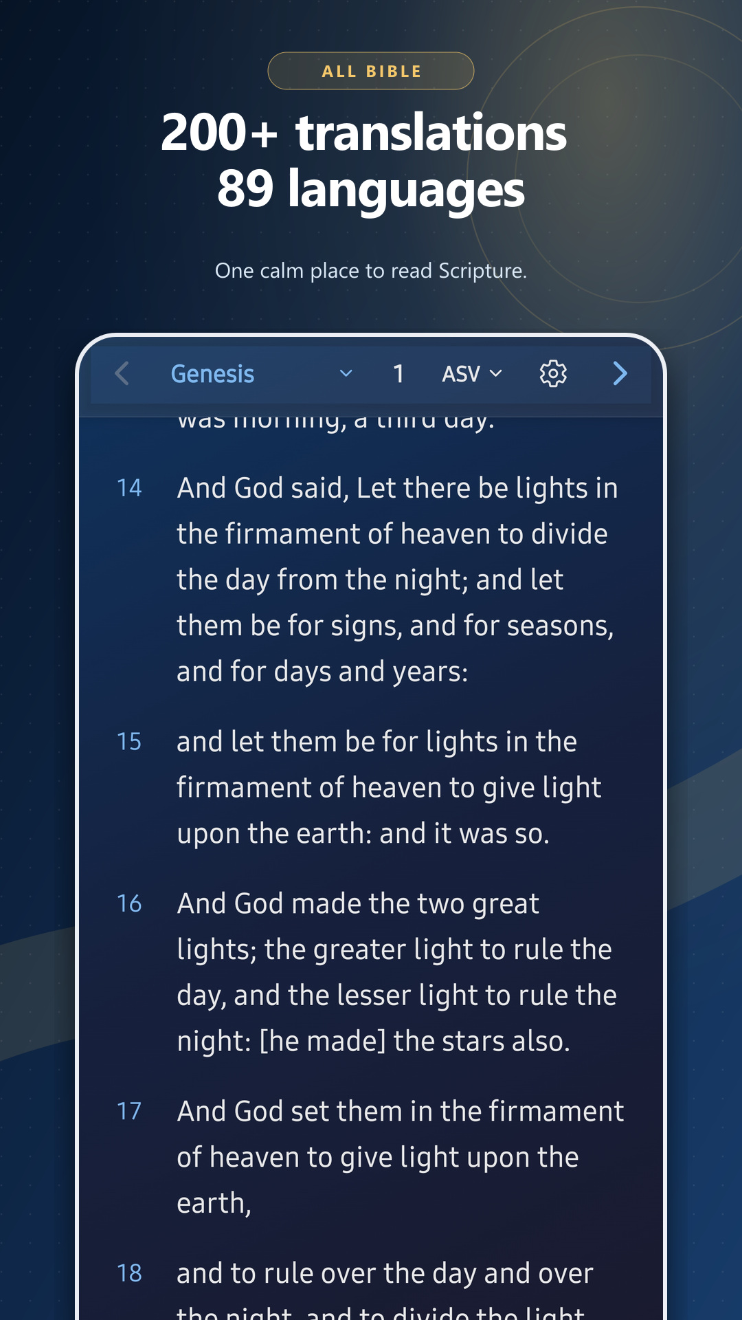 Read Scripture in the All Bible app